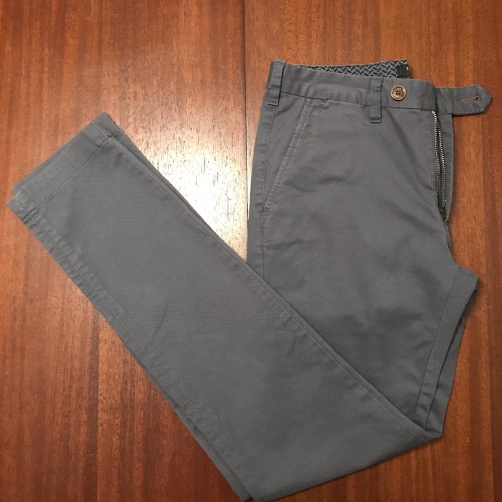 Ted Baker men’s dress pants - blue/grey - medium